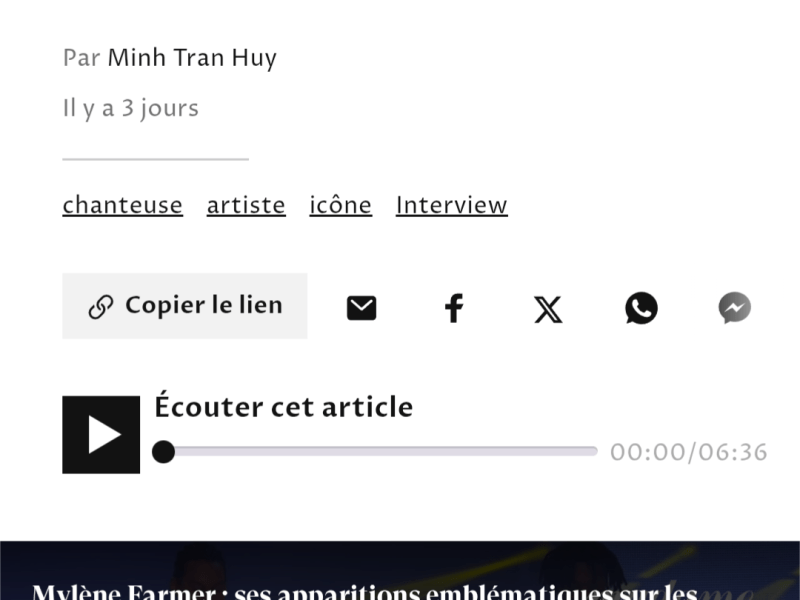MYLENE FARMER. Après les Sociologues… Voici les historiens qui se penchent sur le cas Mylène&nbsp;Farmer