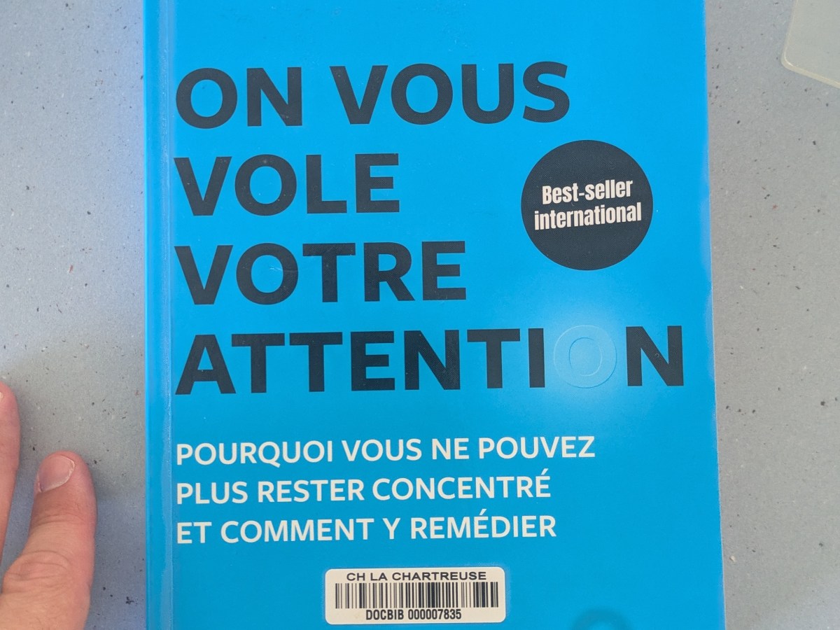 Les gens et leur trouble de &laquo;&nbsp;l&rsquo;inattention&nbsp;&raquo; Partie 2! Pour faire écho à mon autre article, voici ce&nbsp;livre